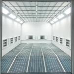 Electric Heating Auto Body Paint Booth 50Hz Car Spraying Oven For High Quality