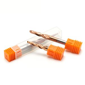 Buy cheap 55HRC Carving Bit TiAIN Coating Engraving Machine Meta End Mill from wholesalers