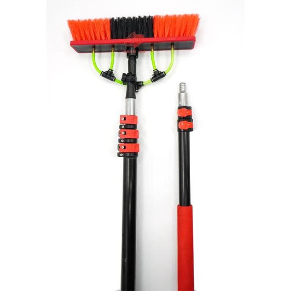 Buy cheap Aluminum Window Solar Panel Cleaning Brush With Telescopic Role from wholesalers