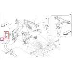 For Maserati Quattroporte M156 Ghibli M157 Front Left Sway Bar End Stabilizer