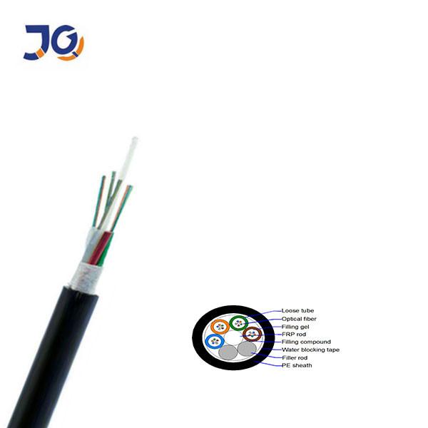 Buy cheap 12 24 48 96 Core Outdoor Duct Fiber Optic Cable Non Armoured Optical Fiber Cable GYFTY GYFXY from wholesalers