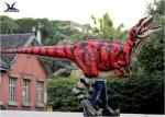 Simulation Walking Real Life Dinosaur Costume Controlled By Human / Hollywood