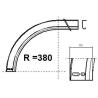 Buy cheap Garage Door Horizontal Track 380mm With Galvanized Steel Material from wholesalers