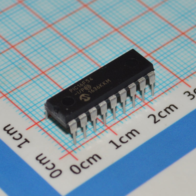 Buy cheap PIC16F54-I/P 8-bit RISC MCU 20MHz 512x12 Flash 25B RAM 12 I/O DIP-18 2-5.5V -40°C~125°C Low Power <2mA from wholesalers