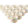 Buy cheap Party Supplies Rainbow Polka Dots Disposable Paper Ice Cream Cups With Lids from wholesalers