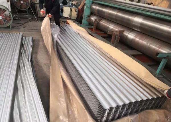 Buy cheap AZ180 Regular Spangle Galvalume Corrugated Sheet Civil Buildings from wholesalers