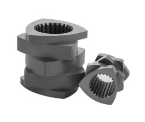 Wholesale Bimetallic Extruder Screw Element for Wood Plastic Extruder for Twin Screw Extruder from china suppliers