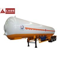 Buy cheap Liquid Petroleum Gas LPG Tank Trailer Manual Control 49.8CBM Large Tank Size LPG product