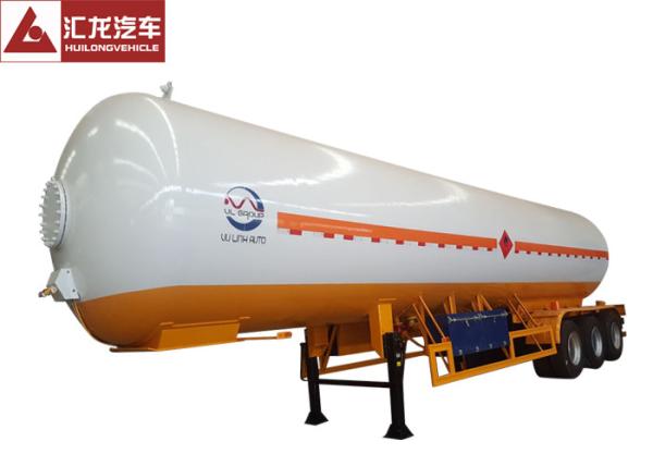 Buy cheap Liquid Petroleum Gas LPG Tank Trailer Manual Control 49.8CBM Large Tank Size LPG Transport Trailer from wholesalers