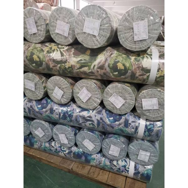 Anti Pill Digital Print Velvet Fabric Elegant For Sofa Fabric Indonesia