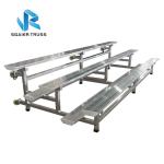 Seating Steel / Aluminum Stadium Bleachers Adjustable Height Customized Color