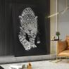 Buy cheap Modern Animal Leopard Wall Painting Crystal Porcelain Wall Art Custom Designs from wholesalers