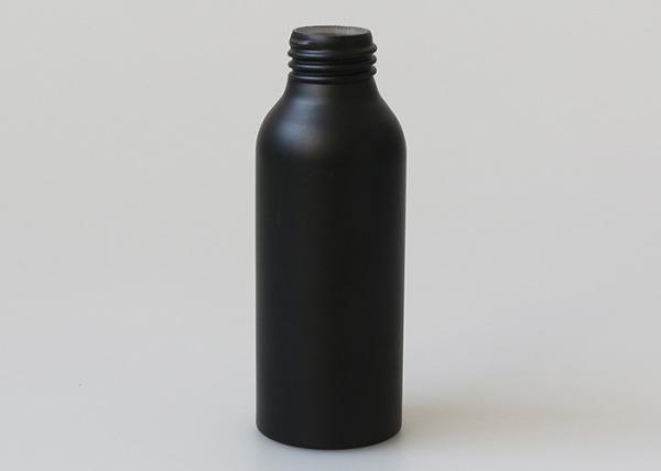 Quality Support heat transfer printing 150ml matte Black Aluminum Cosmetic spray Bottles for sale