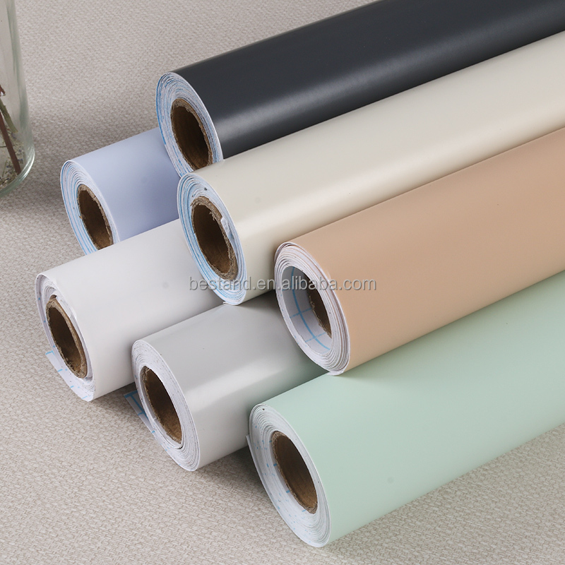 Modern Soft Touch Wallpaper PVC Film Sticker Wallpaper 60cm 120cm Wide