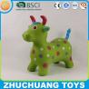 Buy cheap color painting ride on animal blue cow toy from wholesalers