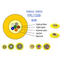 Buy cheap G657A2 Kevlar GJPFJH Indoor Fiber Optic Armoured Cable 12 Core SM 6B6 0.9mm product