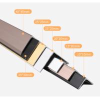 Buy cheap Corner Decoration Aluminium Tile Strip Customizable Heat Resistant Trim product