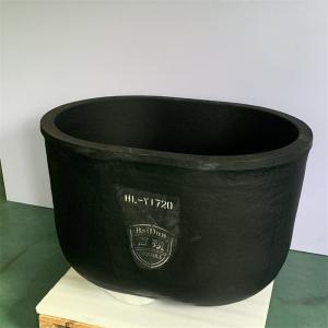 Buy cheap Ceramic Crucible Chemical Resistance Oval Type Crucible Isostatic Pressing Silicon Carbide Crucible from wholesalers