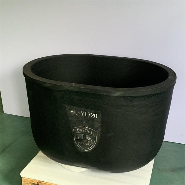 Buy cheap Ceramic Crucible Chemical Resistance Oval Type Crucible Isostatic Pressing Silicon Carbide Crucible from wholesalers