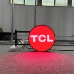 Circle logo led sign customized LED Logo Screen P4 round led display
