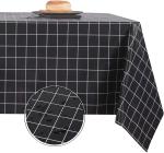Buy cheap Party  Black Plaid Nordic Cloth Oilcloth Disposable Easter Tablecloth from wholesalers