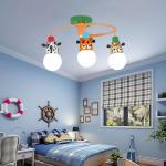 LED cartoon children room lamp bedroom ceiling lamp boy girl princess chandelier