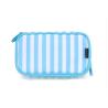 Buy cheap Small portable PU cosmetic box Korean girl stripe cute makeup storage multi-functional toiletries bags from wholesalers