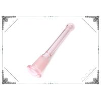 Buy cheap Pink Borosilicate Glass Downstem Mixed Color Downstem Without Logo product