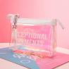 Buy cheap Laser Clear PVC Custom Logo Transparent Toiletry Wash Bag from wholesalers