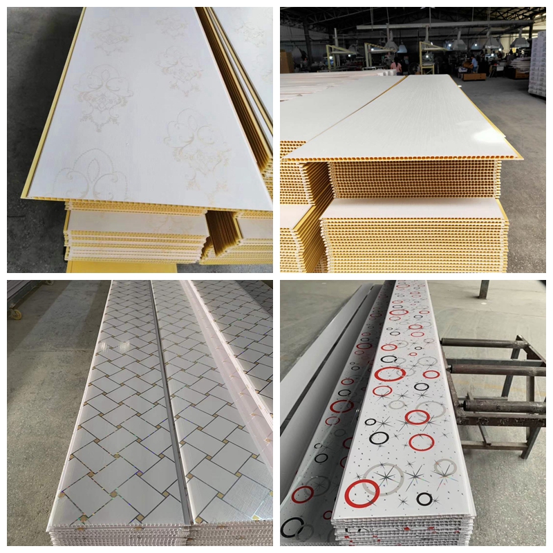 Waterproof PVC Ceiling Board High Glossy 250mm Width Ceiling Titles