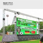 Aluminum 300W/Sqm 6000nit SMD3535 Full Color LED Display