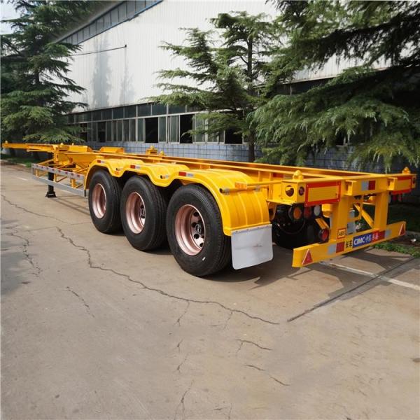 Buy cheap 40 Feet Cargo Intermodal 12400mm Container Trailer Chassis from wholesalers