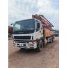 Buy cheap Red and Yellow Used Putzmeister Concrete Pump 38 Meters with Cylinder Type Structure from wholesalers