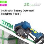 12mm 19mm PP PET Battery Powered Plastic Strapping Tool Carton Pallet Electric