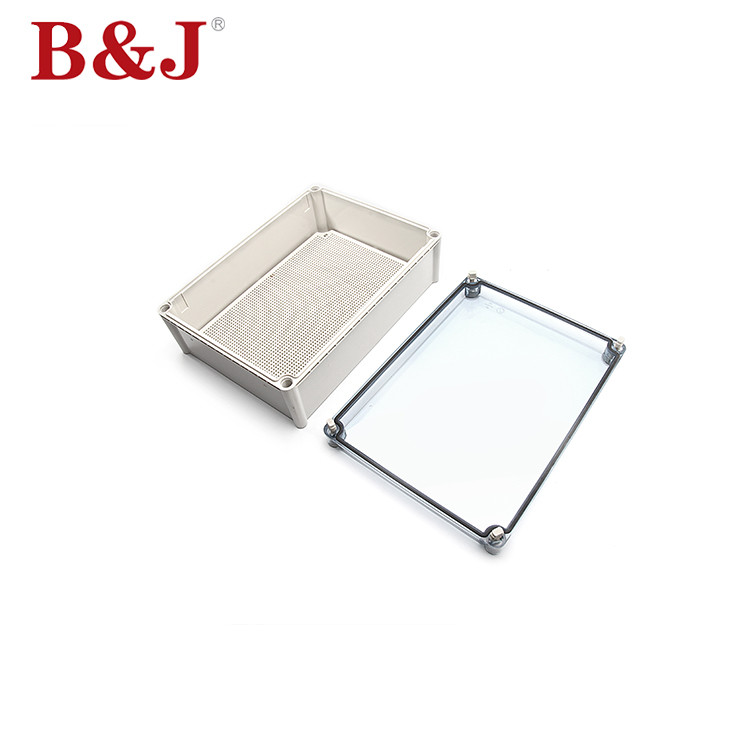 280X380X130 IP68 Plastic Transparent Lid Waterproof and Moisture-Proof Junction Box