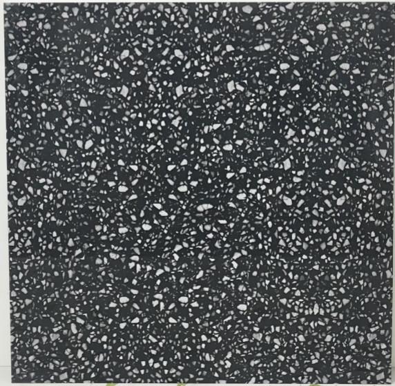 Buy cheap Glazed Terrazzo Porcelain Tile White Gray Beige Black 60 * 60cm from wholesalers