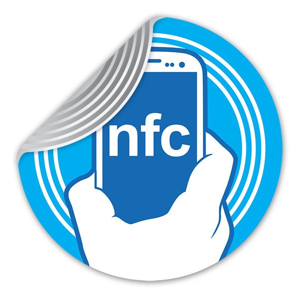 13.56MHz HF RFID NFC Tag Sticker ISO15693 / ISO14443A For Supply Chain
