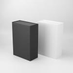 Art Paper Black Magnetic Closure Custom Paper Packaging Gift Jewelry Box for