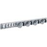 Buy cheap Wall Mounted Metal Broom And Mop Storage Rack Broom Mop Organizer For Pantry from wholesalers