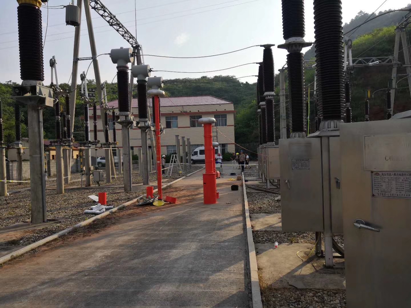 10 - 35KV Zinc Oxide Arrester MOA Energized Test Equipment Anti Interference