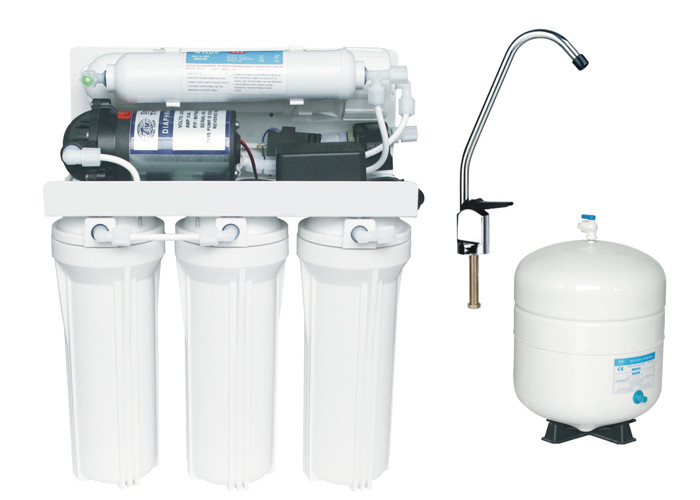 Clear Plastic Cartridge Filter Vessels For Residential RO Water Purifier Single O Ring 2.5" / 10"