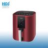 Buy cheap Red Digital Touch Screen Smart 5L Deep Air Fryer With Trivet from wholesalers