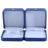 Buy cheap Custom Crown Shape Jewelry Storage Box in Blue PU Leather for Rings and Accessories from wholesalers