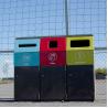 Buy cheap Large Urban Furniture Street 120L Multi Compartment Trash Can from wholesalers