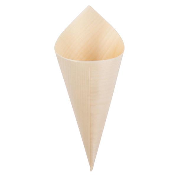Buy cheap FDA Pine Wooden Empty Ice Cream Disposable Serving Cone 4.75 Oz for food from wholesalers