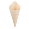 Buy cheap FDA Pine Wooden Empty Ice Cream Disposable Serving Cone 4.75 Oz for food from wholesalers