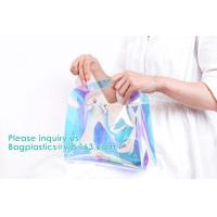 Buy cheap Glitter Custom PVC Laser Clear Holographic TPU Cosmetic Makeup Bag,Hologram product