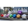 Buy cheap Custom PVC Christmas Large Mirror Ball Colors Outdoor Decorative Inflatable Reflective Balloons from wholesalers