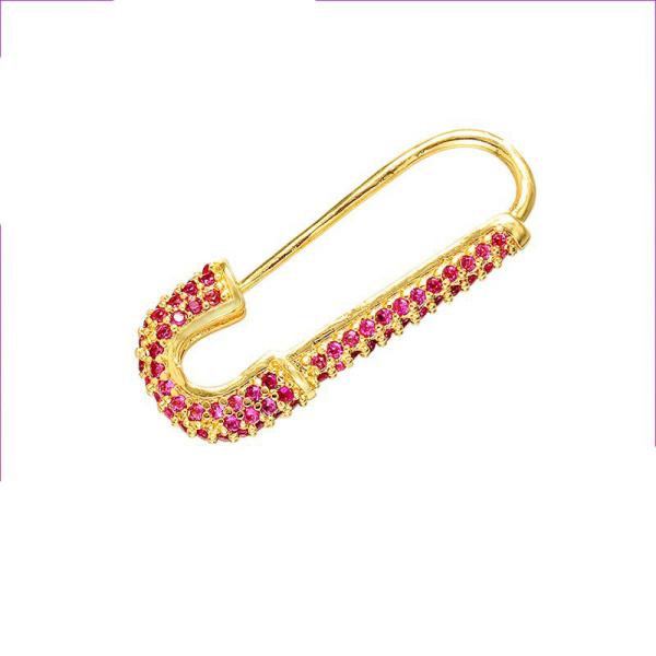 Buy cheap U Shaped Rhinestone Hoop Earrings Earrings Stud Paper Clip OEM ODM from wholesalers