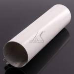 Light Material Powder Coated Aluminum , Round Curtain Rod Good Corrosion